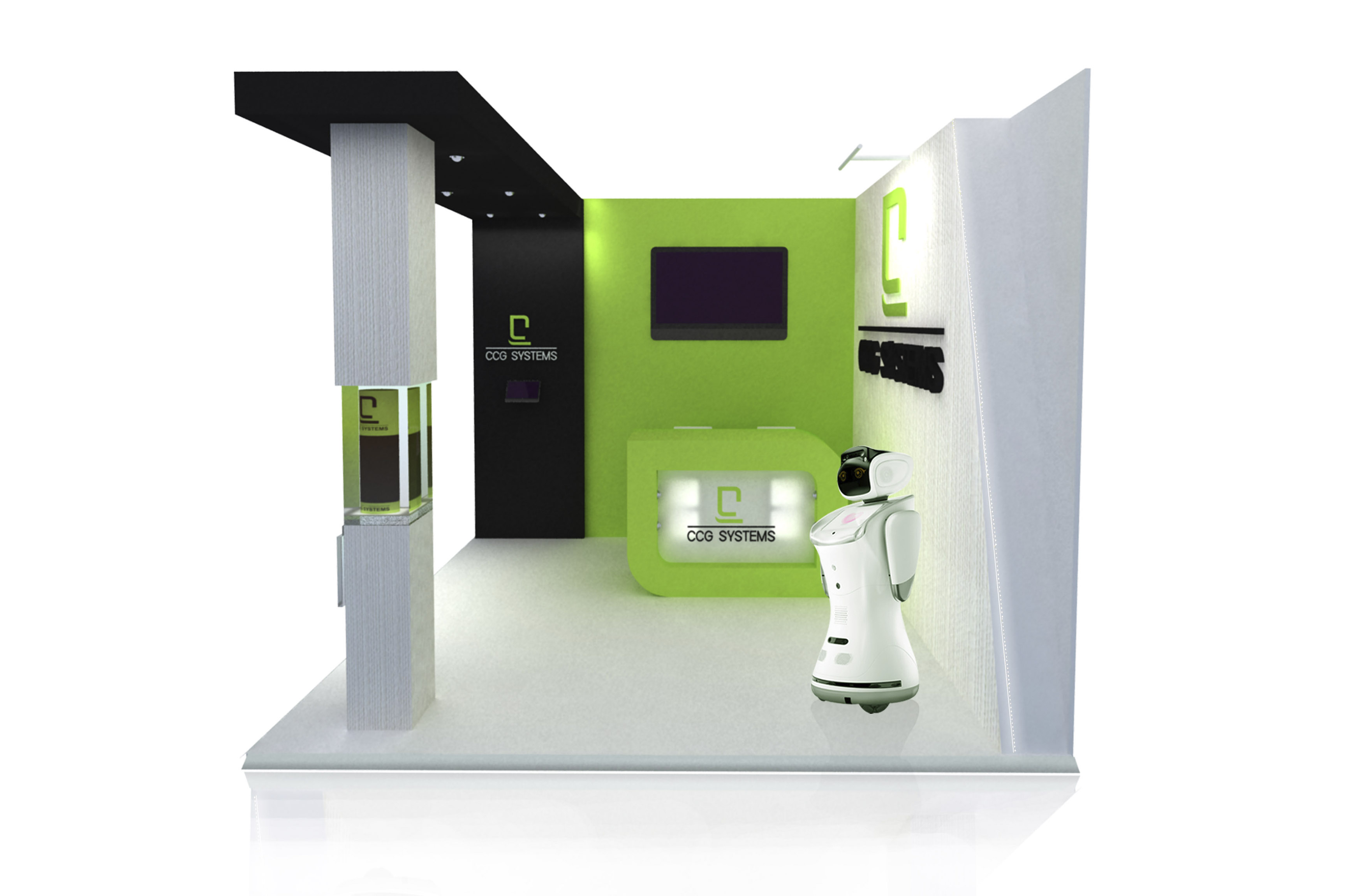 ccg exhibition design 3D rendering